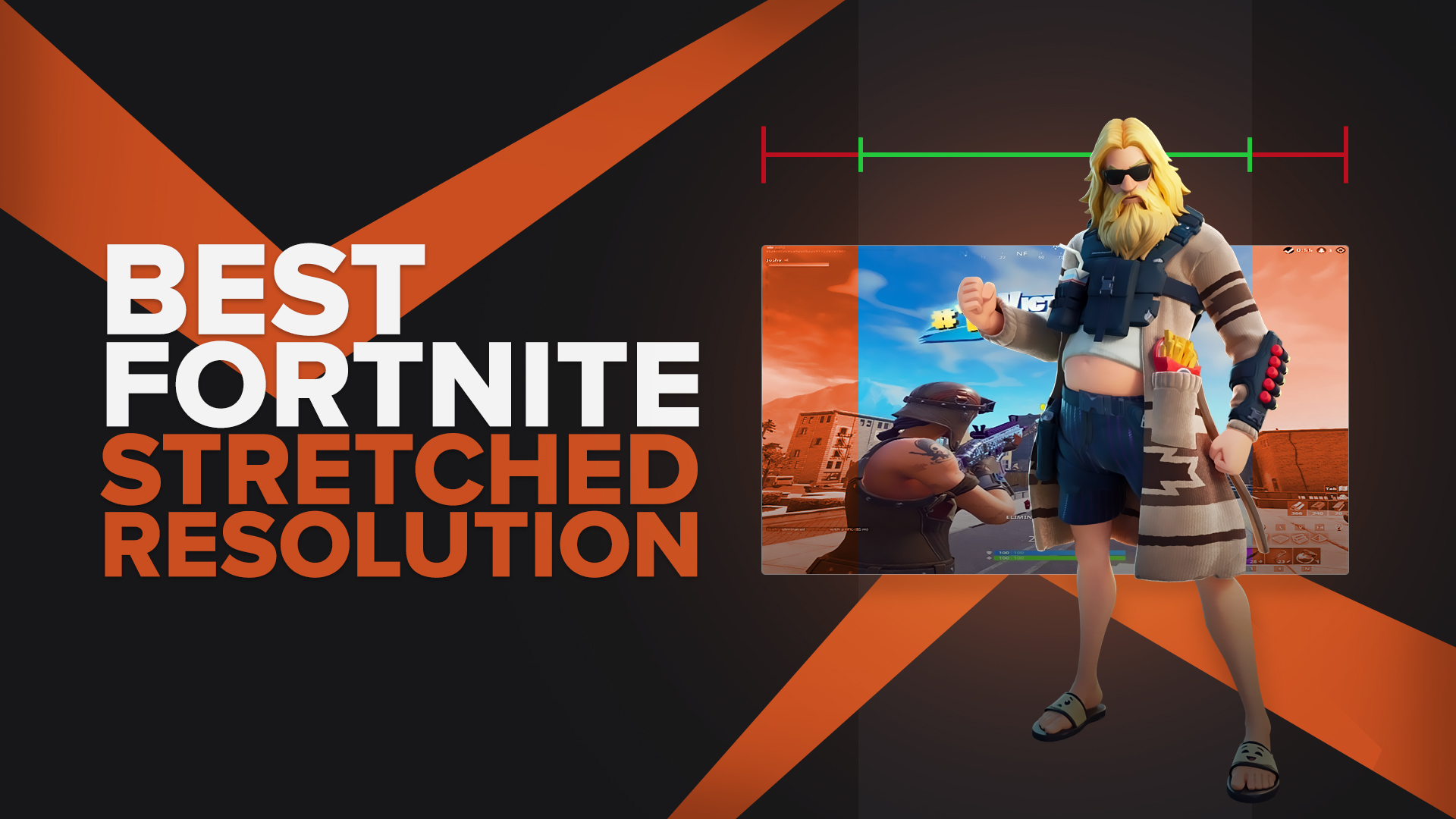What's The Best Stretched Res For Fortnite The Best Strecthed Resolution in Fortnite | TGG